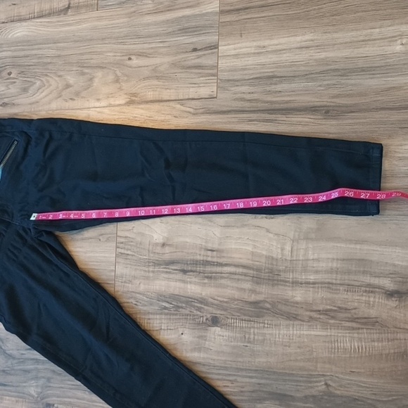 Carmar stretch black moto zipper jeans size 26 - Picture 8 of 10